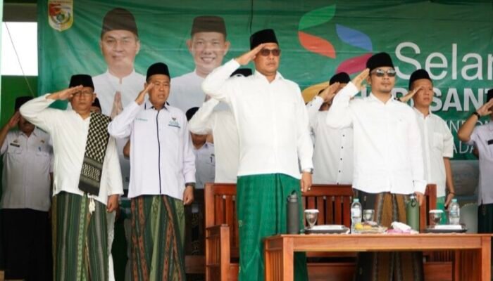 Bupati Tubaba Pimpin Upacara Hari Santri Nasional 2025 di Lapangan Tiyuh Makarti